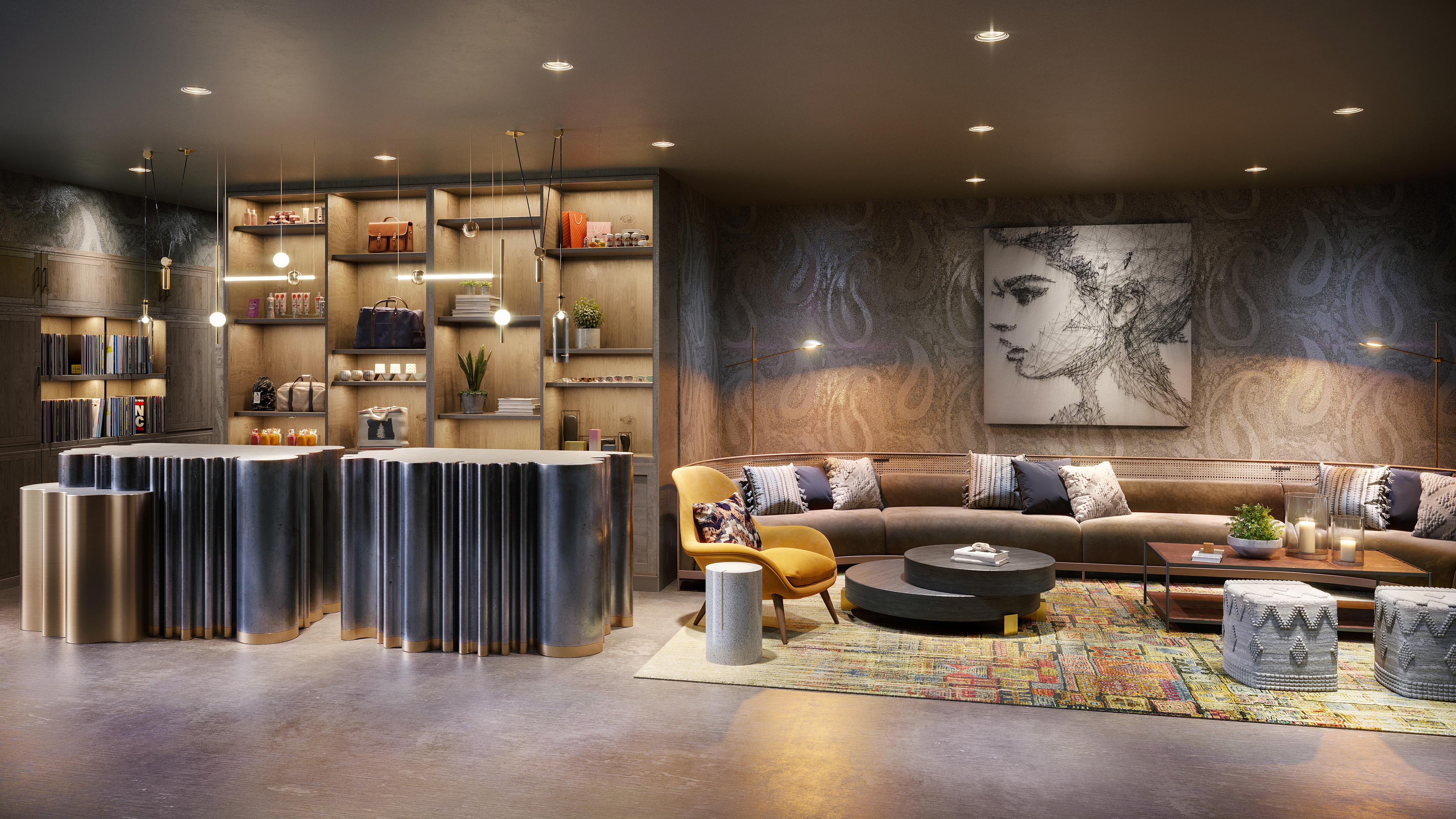 Vignette Collection Yours Truly Dc By Ihg واشنطن المظهر الخارجي الصورة The lounge at the 100 East 53rd Street building